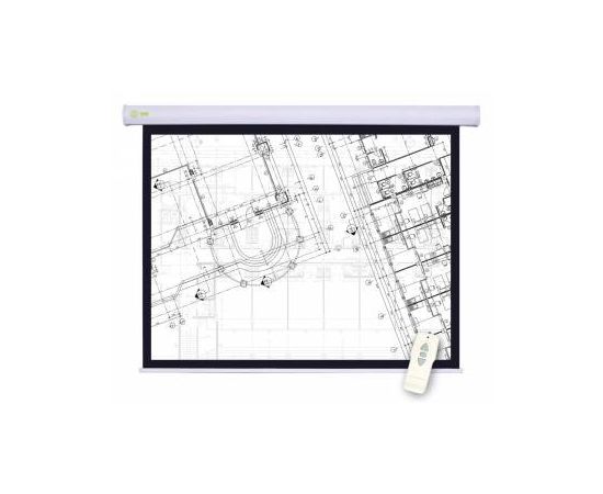  Экран Cactus 180x180см Motoscreen CS-PSM-180x180 1:1 настенно-потолочный рулонный (моторизованный привод) 