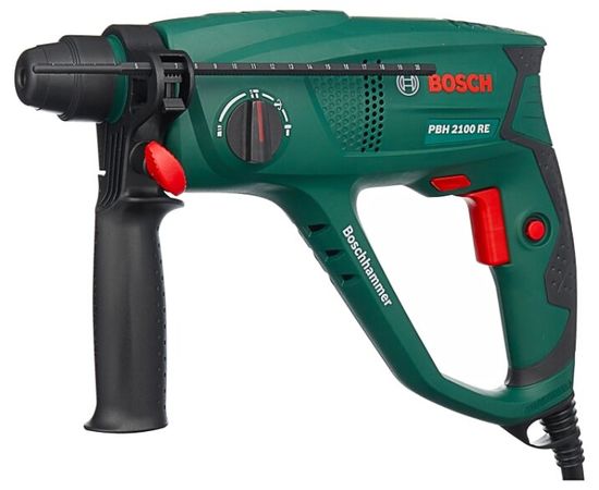  Перфоратор Bosch PBH 2100 RE (06033A9320) патрон:SDS-plus уд.:1.7Дж 550Вт (кейс в комплекте) 