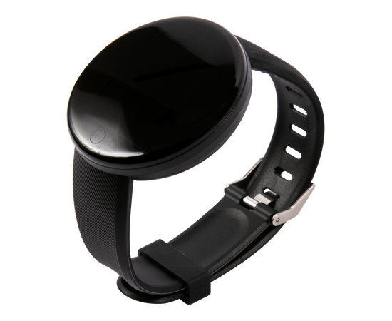  Ремешок силиконовый двухцветный для Xiaomi Mi Band 5/6, серо-розовый 