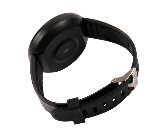  Ремешок силиконовый двухцветный для Xiaomi Mi Band 5/6, серо-розовый 