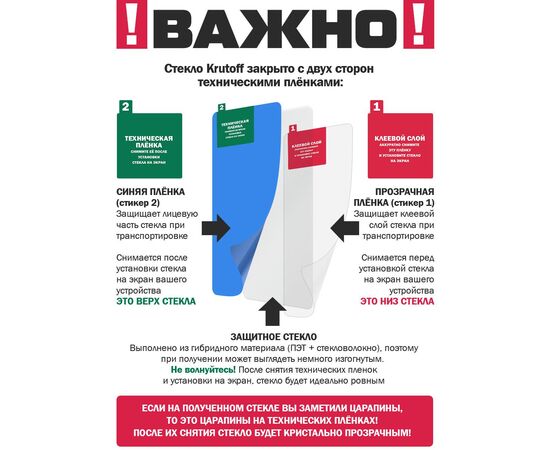  Стекло защитное гибридное МАТОВОЕ Krutoff для Oppo A92s 