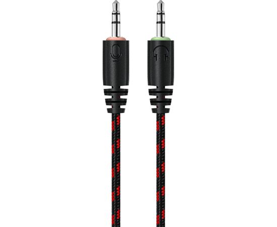 Компьютерная гарнитура огровая Defender Scrapper 500 (red/black) (218098) 