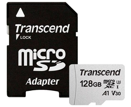  Карта памяти Transcend 128GB TS128GUSD300S-A 