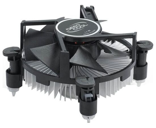  Охладитель Deepcool Intel CK-11509, S115x/S775, TDP 65W, 3 pin, fan Ф92x25mm, 2200rpm, 26.8dBA, 38.62CFM, 2.16W, HDB (hydro dynamic bearing), 147 гр. 