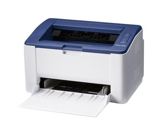  Принтер Xerox Phaser 3020 (P3020BI), лазерный ч.б., A4, 20 стр/мин, 1200x1200 dpi, 128 Мб, подача: 151 лист., вывод: 100 лист., USB, Wi-Fi, ЖК-панель, Linux (Channels) 