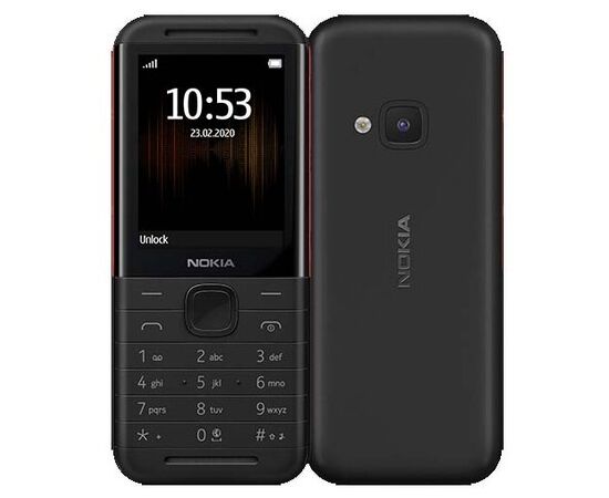  Мобильный телефон Nokia 5310 DS Black/Red (TA-1212), 2 Sim, 2,4" (320х240), камера 0,3Мп, 1200мАч, 123.7 x 52.4 x 13.1 мм 