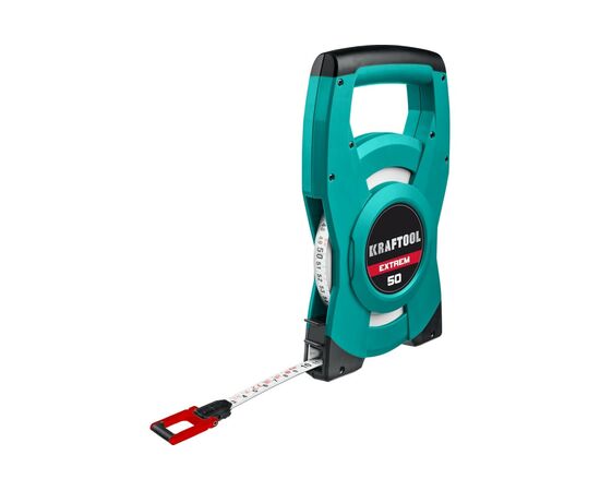  Лента мерная геодезическая Kraftool Extrem 34185-50 стальная 50м 