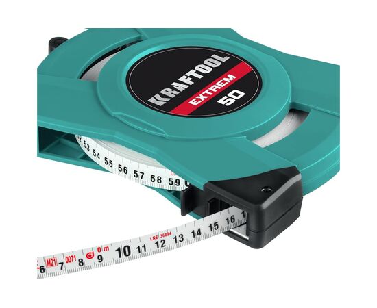  Лента мерная геодезическая Kraftool Extrem 34185-50 стальная 50м 