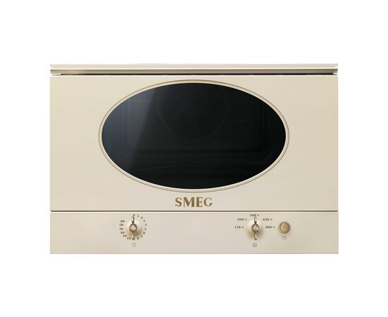  Встраиваемая микроволновая печь SMEG MP822NPO кремовый 