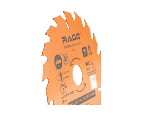  Диск пильный VIRA by Rage Universal 594238 254мм (10”) z48 посадка 30+25,4/20/16 