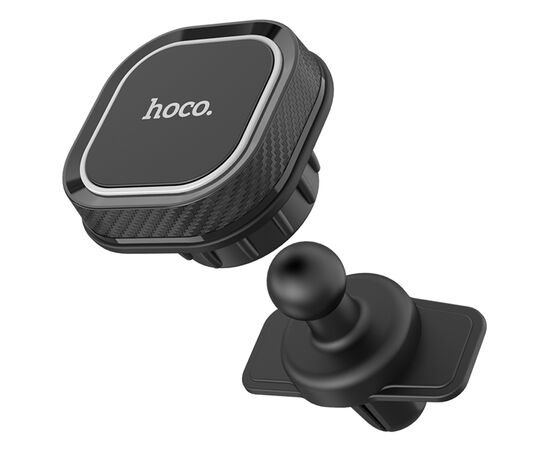  Автомобильный держатель HOCO CA52 Intelligent, магнитный, на воздуховод, черный+серый 
