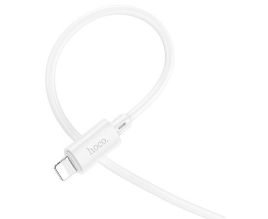  Кабель USB HOCO X88 Gratified USB - Lightning, 2.4А, 1 м, белый 