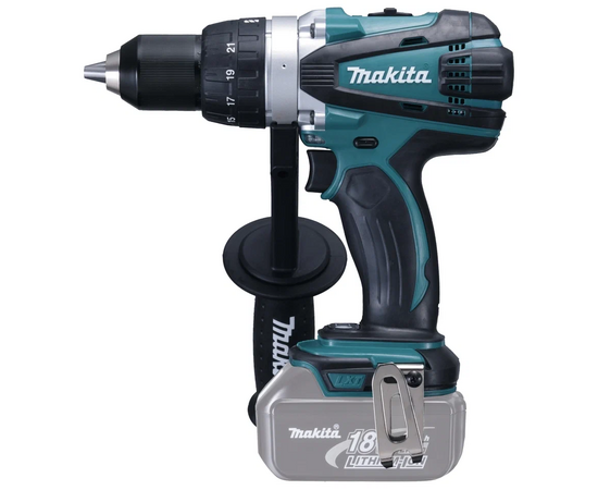  Дрель MAKITA DDF458Z (190921) аккумуляторная 18В Li-ion БЗП-13мм 0-4002000обм 9158Нм 2.3кг без акк. и ЗУ 