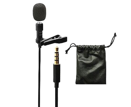  Микрофон CANDC DC-C6, универсальный кардиоидный, Jack 3.5mm, черный 