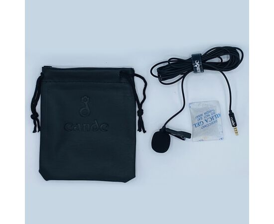  Микрофон CANDC DC-C6, универсальный кардиоидный, Jack 3.5mm, черный 