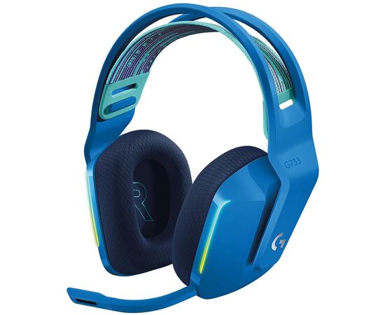  Гарнитура игровая LOGITECH G733 Lightspeed (981-000943) беспроводная синий 