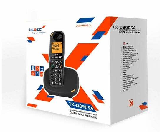  Телефон TEXET TX-D8905A черный (127223) 