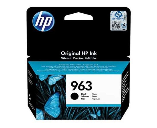  Картридж струйный HP 963 3JA26AE черный (1000стр.) для HP OfficeJet Pro 901x/902x/HP 