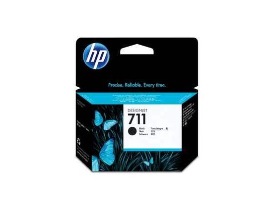  Картридж струйный HP 711 CZ133A черный (80мл) для HP DJ T120/T520 
