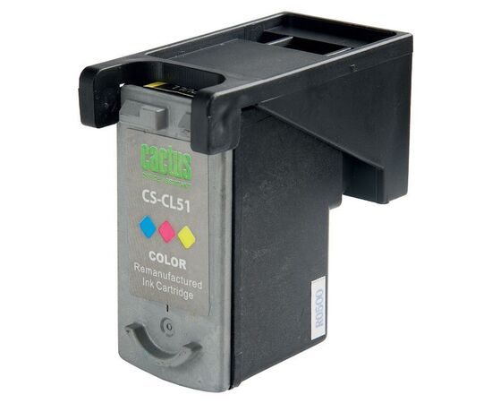  Картридж струйный Cactus CS-CL51 многоцветный для Canon MP150 MP160 MP170 MP180 (18ml) 