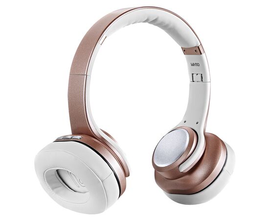 Беспроводные наушники/колонка SODO MH10, Bluetooth + AUX, розовое золото 
