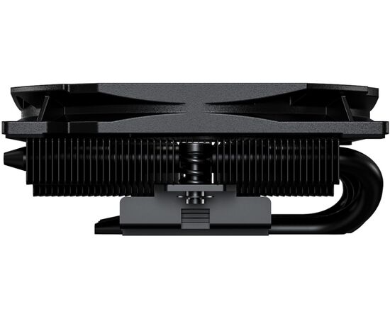  Кулер ID-COOLING IS-37-XT Black LGA1700/1200/115X/AM5/AM4 низкопрофильный высота 37mm (TDP 95W, PWM, 3 тепл.трубки прямого контакта, Fan 92m) 