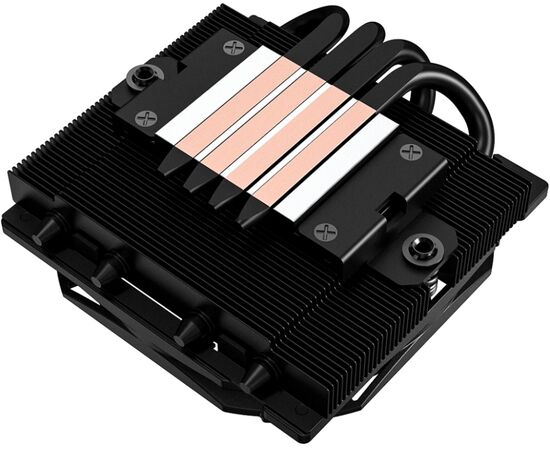  Кулер ID-COOLING IS-37-XT Black LGA1700/1200/115X/AM5/AM4 низкопрофильный высота 37mm (TDP 95W, PWM, 3 тепл.трубки прямого контакта, Fan 92m) 