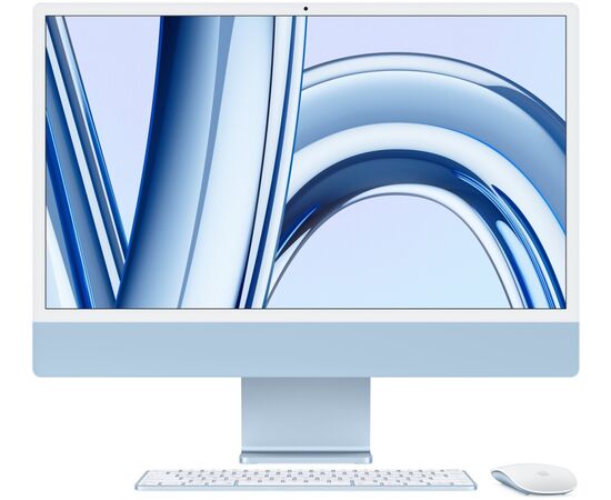  Моноблок Apple iMac (MQRQ3ZP/A) 24" Blue M3 8Gb 256Gb SSD MacOs Нужен переходник на EU 
