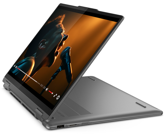  Ноутбук Lenovo Yoga 7 2-in-1 14AHP9 (83DK006RRK) 14"(1920x1200 IPS)/Touch/AMD Ryzen 8840HS(3.3Ghz)/16384Mb/1024SSDGb/noDVD/Int:AMD Radeon 780M 