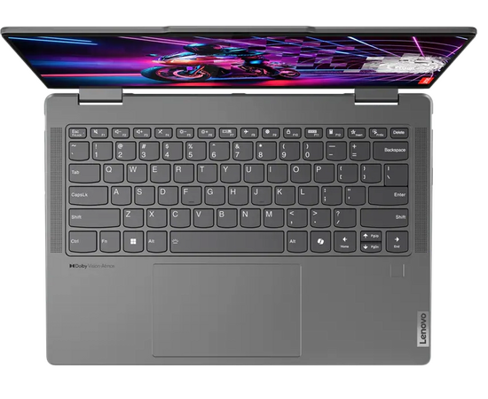  Ноутбук Lenovo Yoga 7 2-in-1 14AHP9 (83DK006RRK) 14"(1920x1200 IPS)/Touch/AMD Ryzen 8840HS(3.3Ghz)/16384Mb/1024SSDGb/noDVD/Int:AMD Radeon 780M 