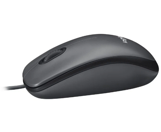  Мышь LOGITECH M90 (910-001793) проводная, серый 