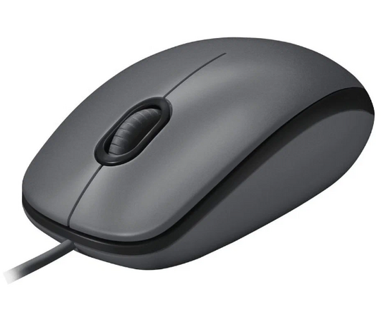  Мышь LOGITECH M90 (910-001793) проводная, серый 
