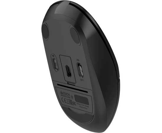  Мышь A4Tech Fstyler FB12S (FB12S USB Black) черный оптическая 1200dpi silent беспроводная BT 