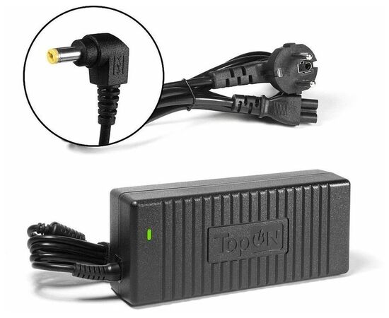  Адаптер питания TOPON TOP-AC05 77251, 19В, 6.32A, 120Вт, черный 