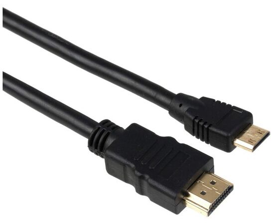  Кабель ExeGate EX257910RUS HDMI to miniHDMI (19M -19M) 1м, ver1.4, позолоченные контакты 