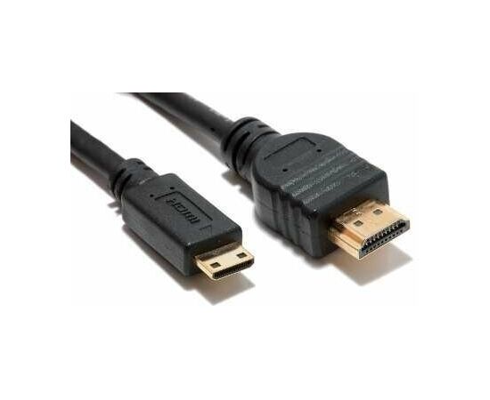  Кабель ExeGate EX257910RUS HDMI to miniHDMI (19M -19M) 1м, ver1.4, позолоченные контакты 