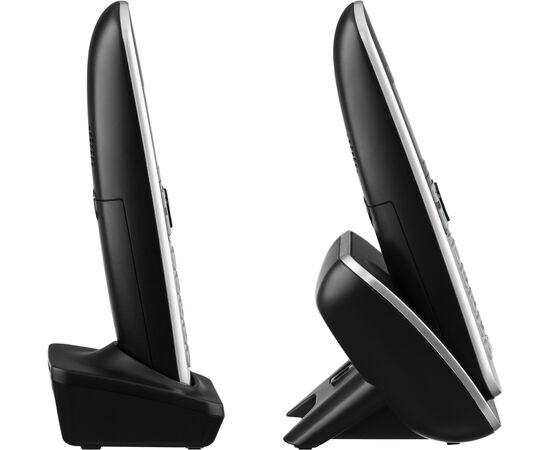  Телефон Panasonic KX-TG6812RU черный (труб. в компл.2шт) АОН 