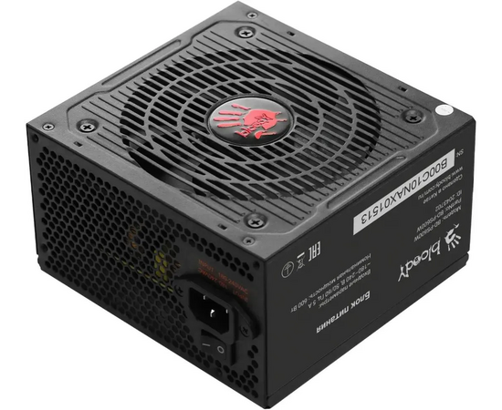 Блок питания BLOODY BD-PS600W, 600Вт, 120мм, черный, retail 