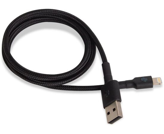  Кабель Xiaomi AL805/AL803 USB/Lightning ZMI MFi 100см 2,4A 12Вт Материал оплетки Braided PP Black 