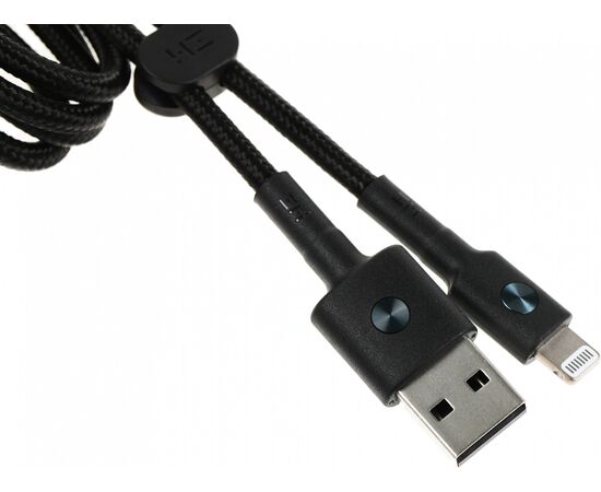  Кабель Xiaomi AL805/AL803 USB/Lightning ZMI MFi 100см 2,4A 12Вт Материал оплетки Braided PP Black 