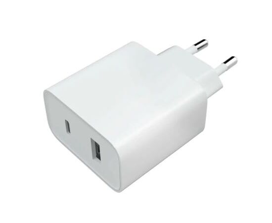  СЗУ Xiaomi Mi 33W Wall Charger (Type-A+Type-C) (BHR4996GL) 33W 1USB, USB type-C, Quick Charge, PD, 3A, белый 