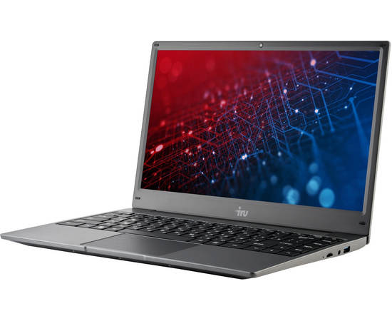  Ноутбук iRU Tactio 14RLH (2058880) 14", IPS, AMD Ryzen 3 3200U 2.6ГГц, 2 ядра, 8ГБ 512ГБ SSD, AMD Radeon, Free DOS, серый 