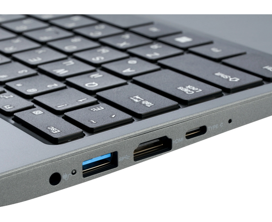  Ноутбук iRU Tactio 14RLH (2058880) 14", IPS, AMD Ryzen 3 3200U 2.6ГГц, 2 ядра, 8ГБ 512ГБ SSD, AMD Radeon, Free DOS, серый 
