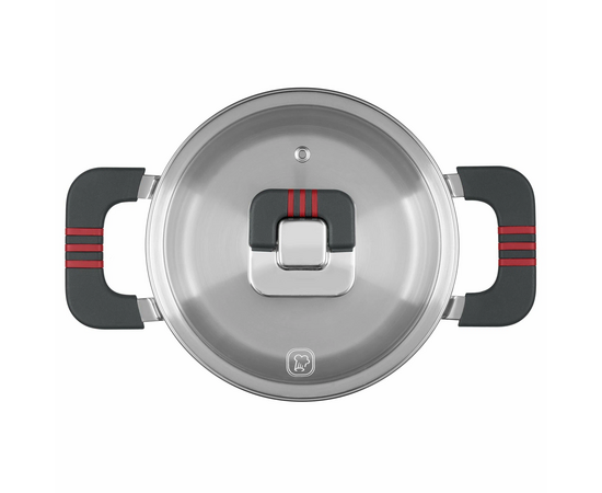  Кастрюля Rondell Stripes RDS-1636 1.2л стальной 