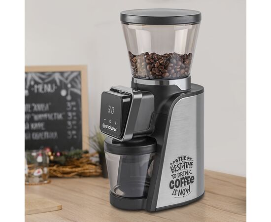  Кофемолка ENDEVER Costa-1063 стальной/черный 