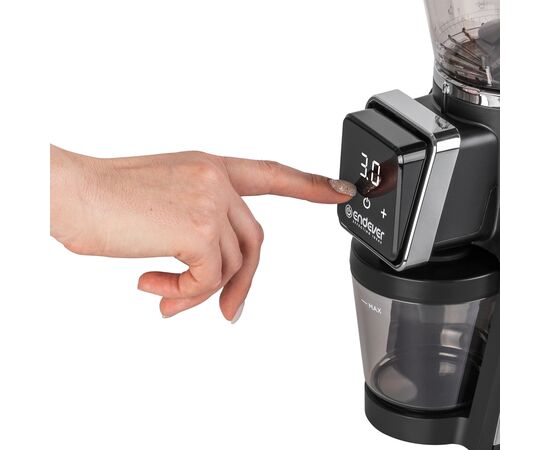  Кофемолка ENDEVER Costa-1063 стальной/черный 