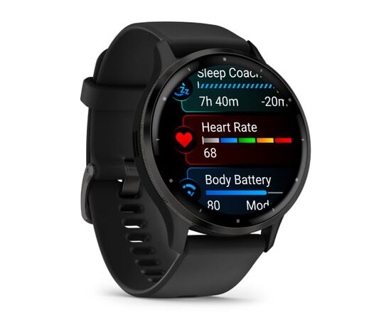  Smart-часы Garmin Venu 3 (010-02784-01) 45mm черный 