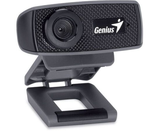  WEB-камера GENIUS FaceCam (DR32200003400) Black 1000X v2, 720, 30 кадров в секунду, встроенный микрофон, ручная фокусировка 